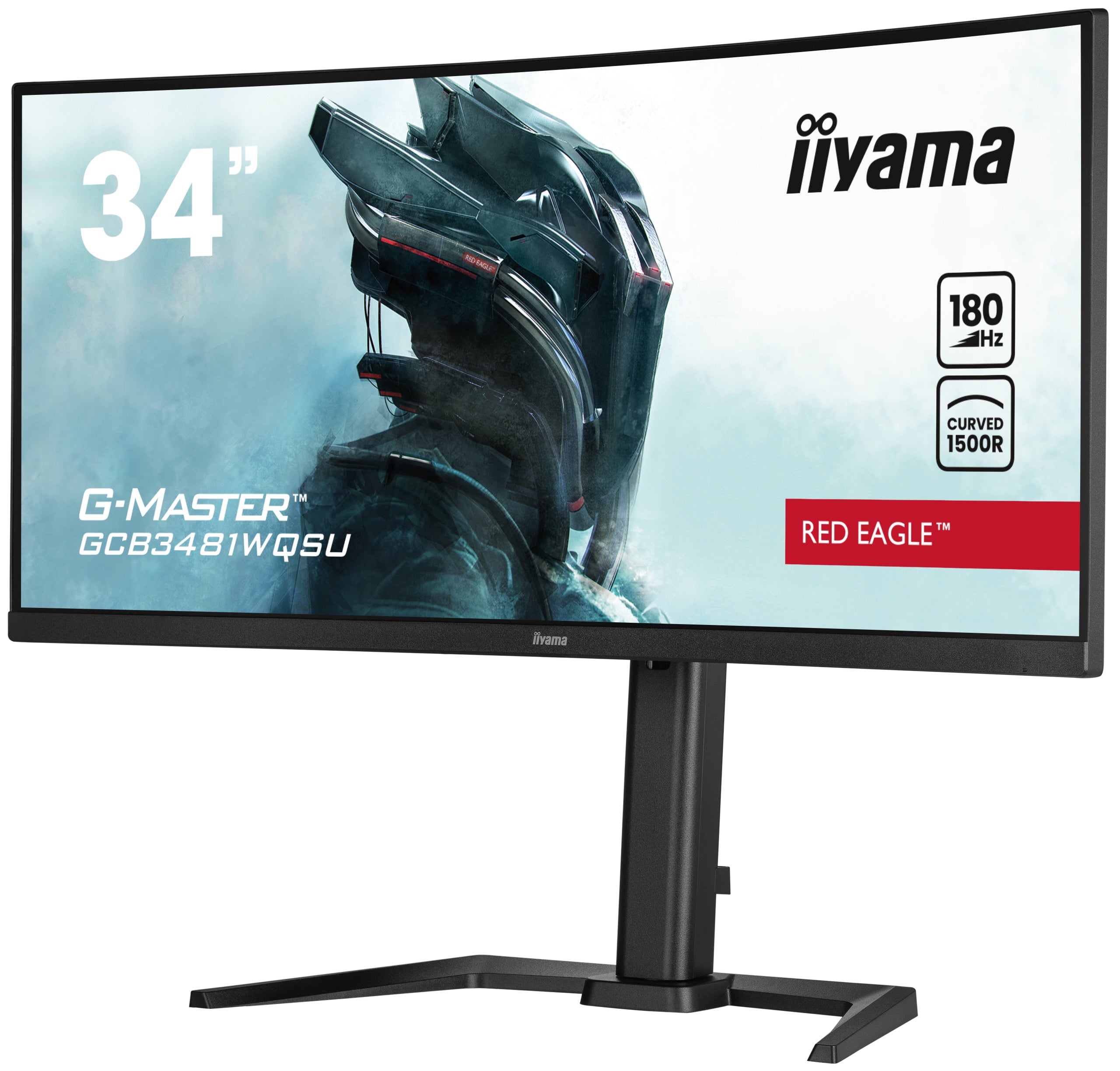 G-Master Red Eagle - 34 inch UltraWide Quad HD Curved Monitor - 3440x1440