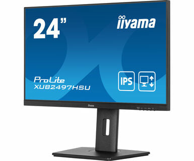 iiyama ProLite XUB2497HSU-B1 computer monitor 61 cm (24") 1920 x 1080 pixels Full HD LED Black XUB2497HSU-B1