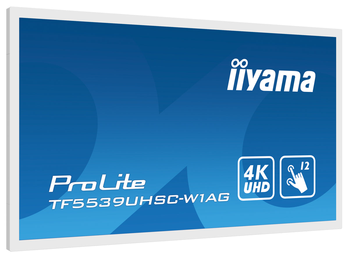 IIYAMA ProLite TF5539UHSC-W1AG 55" PCAP 4K Open-Frame Touch Display White