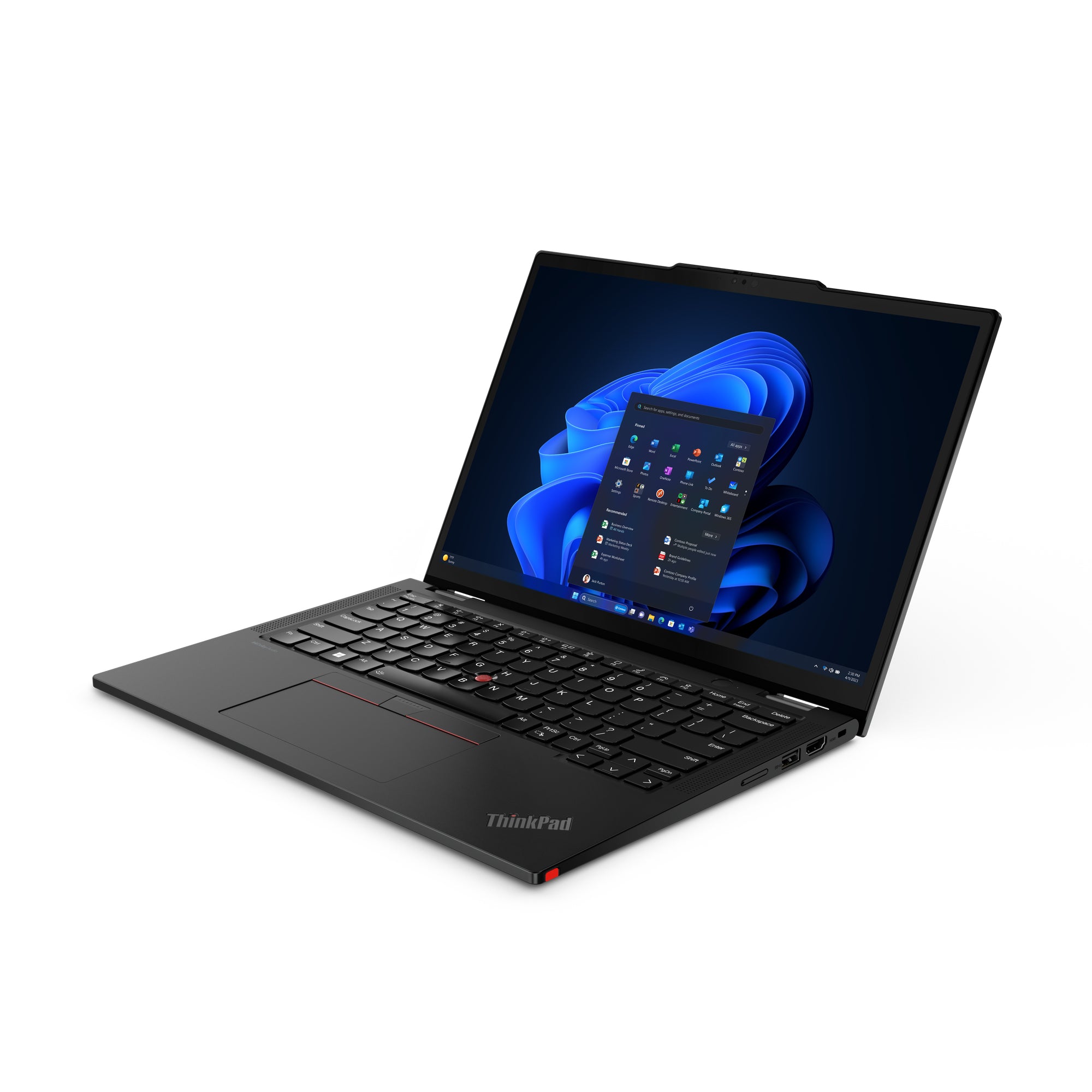 Lenovo ThinkPad X13 2-in-1 Gen 5 Intel Core Ultra 5 125U Hybrid (2-in-1) 33.8 cm (13.3") Touchscreen WUXGA 16 GB LPDDR5x-SDRAM 512 GB SSD Wi-Fi 6E (802.11ax) Windows 11 Pro UK English Black 21LW001EUK
