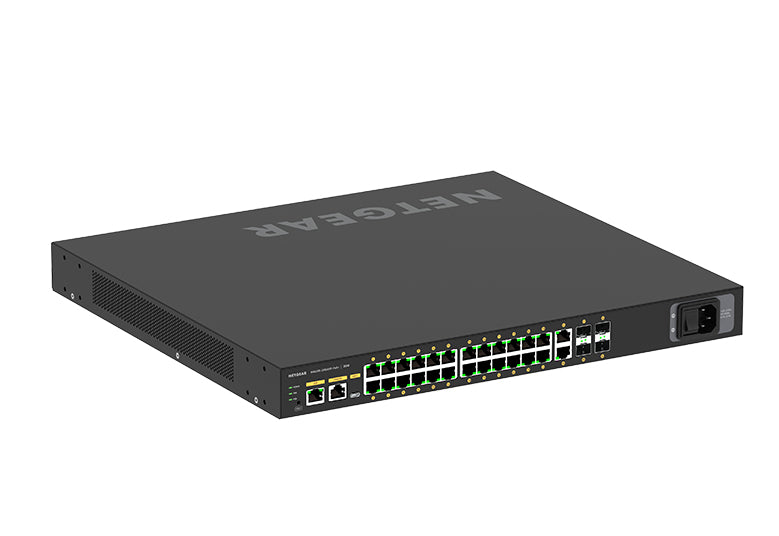 NETGEAR GSM4230PX Managed L2/L3 Gigabit Ethernet (10/100/1000) Power over Ethernet (PoE) 1U Black GSM4230PX-100EUS