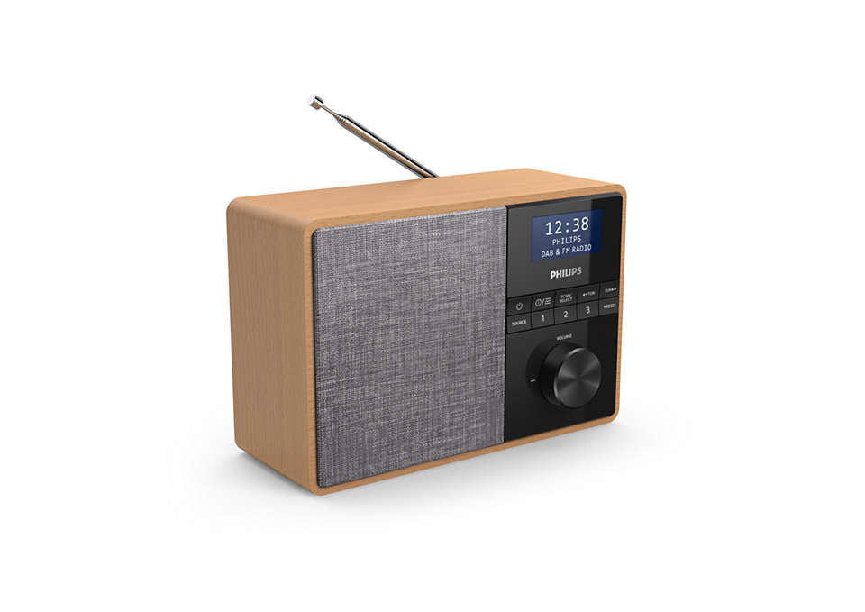 Philips TAR5505/10 radio Portable Digital Black, Grey, Wood TAR5505/10