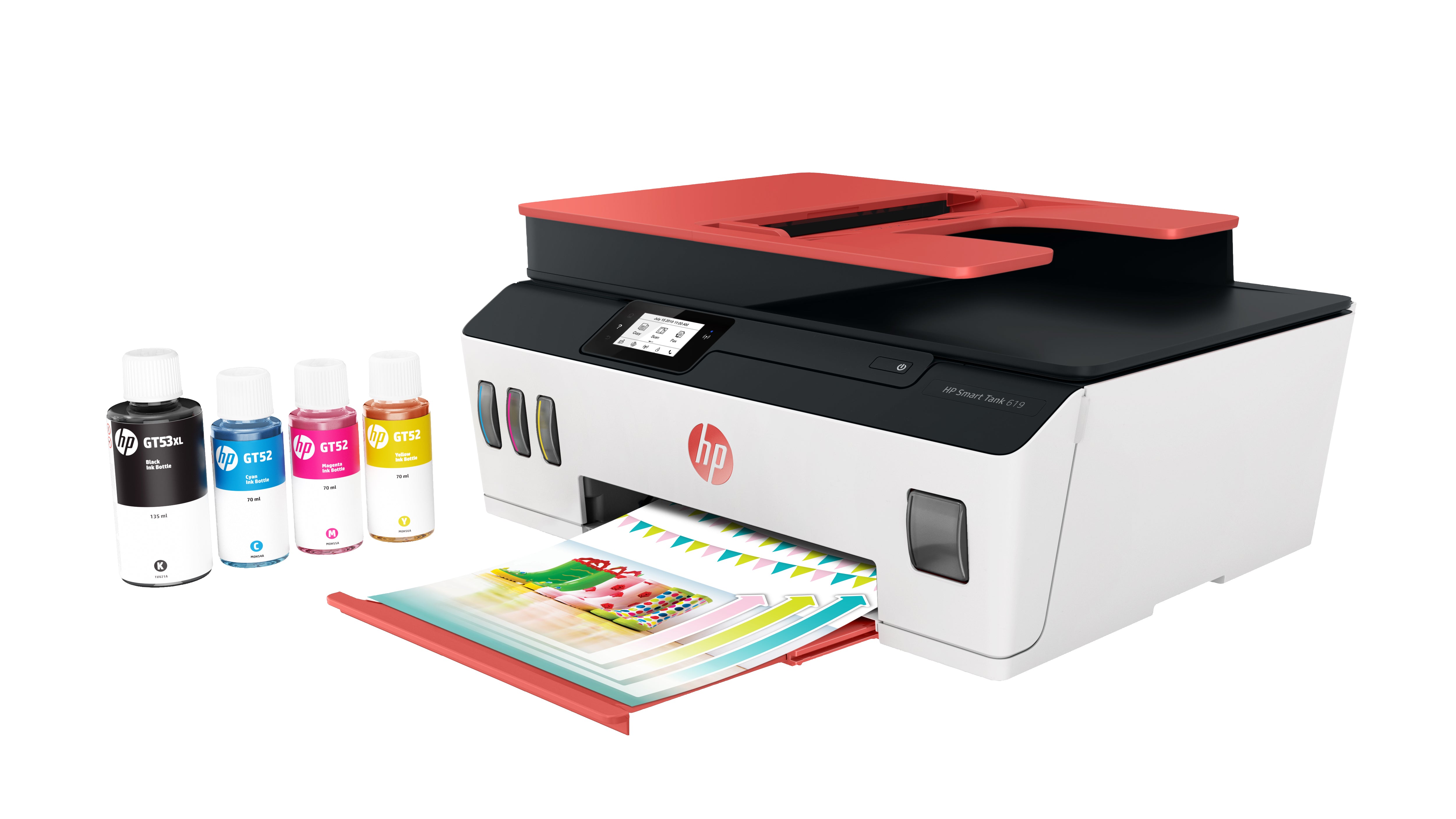 HP Smart Tank 615 AiO Printer Y0F71A - Wireless, All-in-One