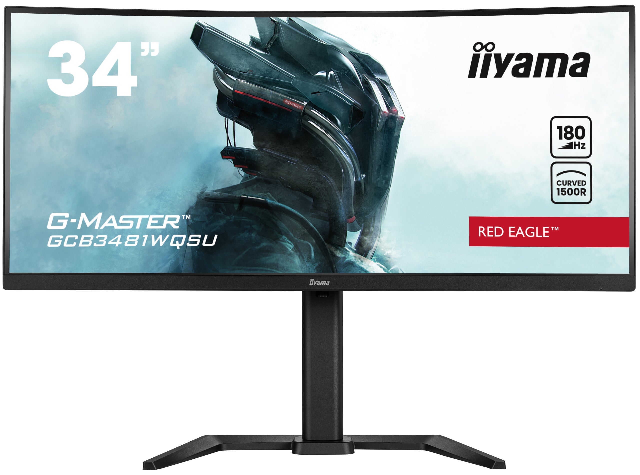 G-Master Red Eagle - 34 inch UltraWide Quad HD Curved Monitor - 3440x1440
