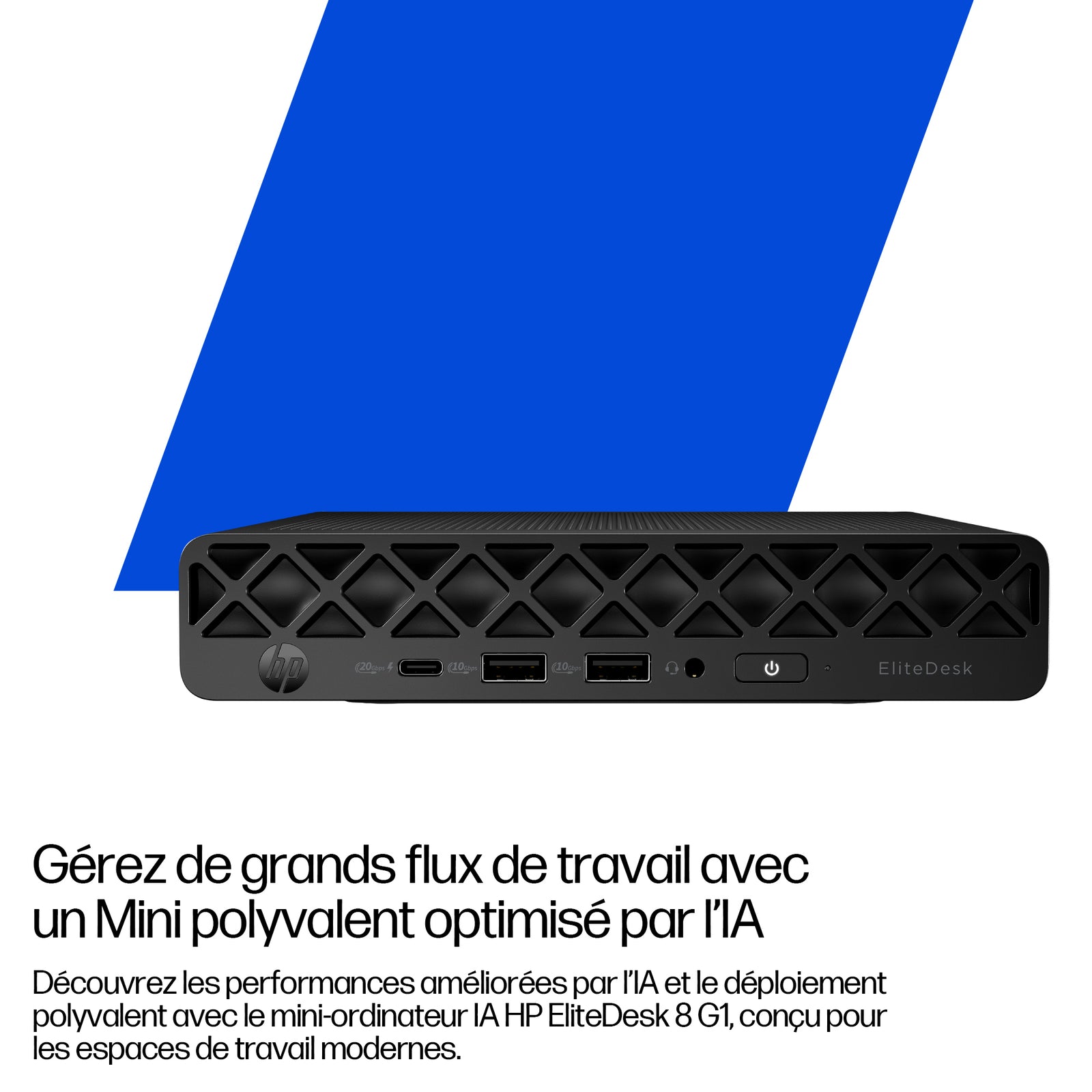 HP EliteDesk 8 Mini G1i U5 235 16GB 512GB AZERTY 998Q1ET#ABF