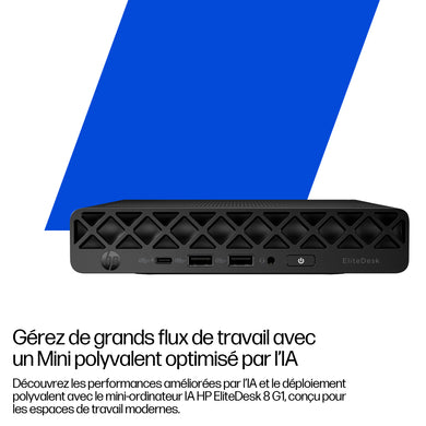 HP EliteDesk 8 Mini G1i U5 235 16GB 512GB AZERTY 998Q1ET#ABF