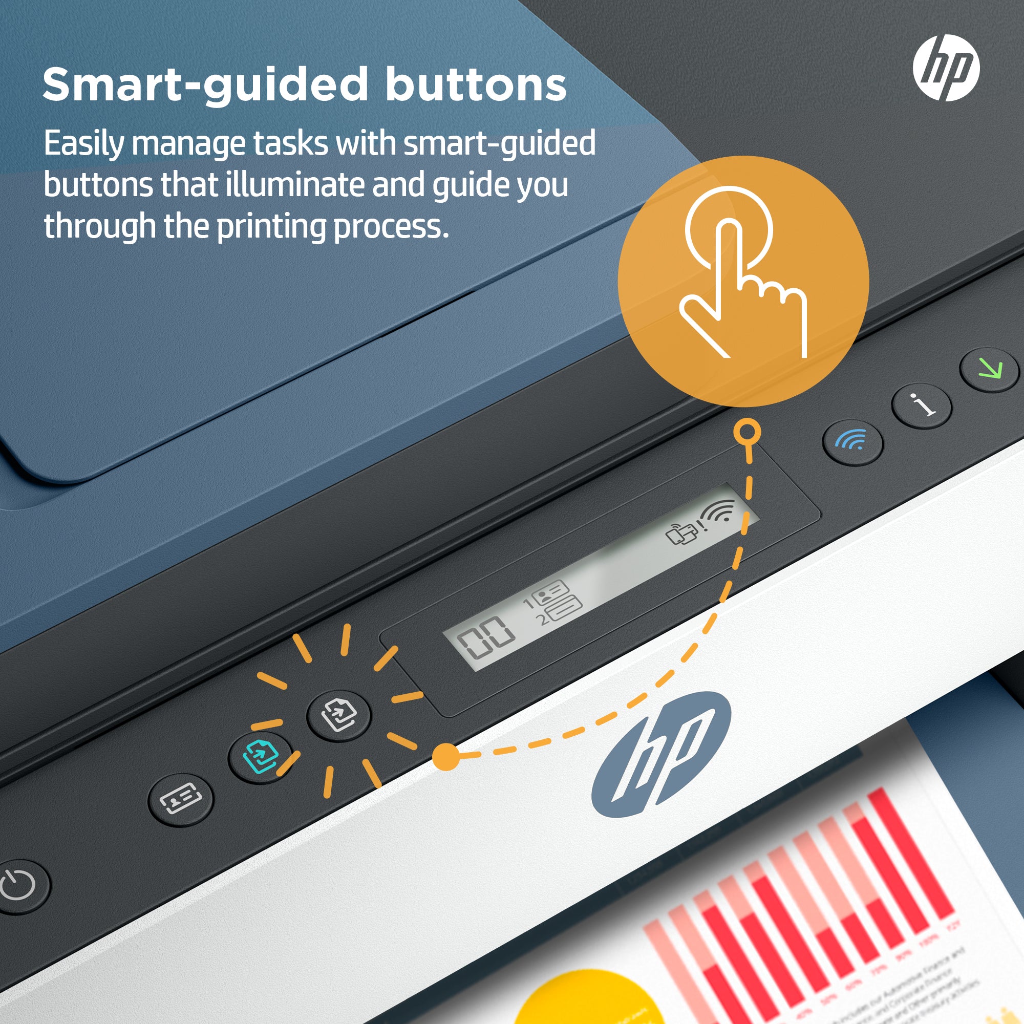 HP Smart Tank 7306 Wireless All-in-One Color Printer, Two-sided printing; Copier, Scanner 28B76A