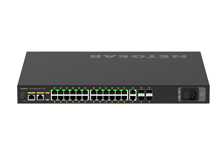 NETGEAR GSM4230PX Managed L2/L3 Gigabit Ethernet (10/100/1000) Power over Ethernet (PoE) 1U Black GSM4230PX-100EUS
