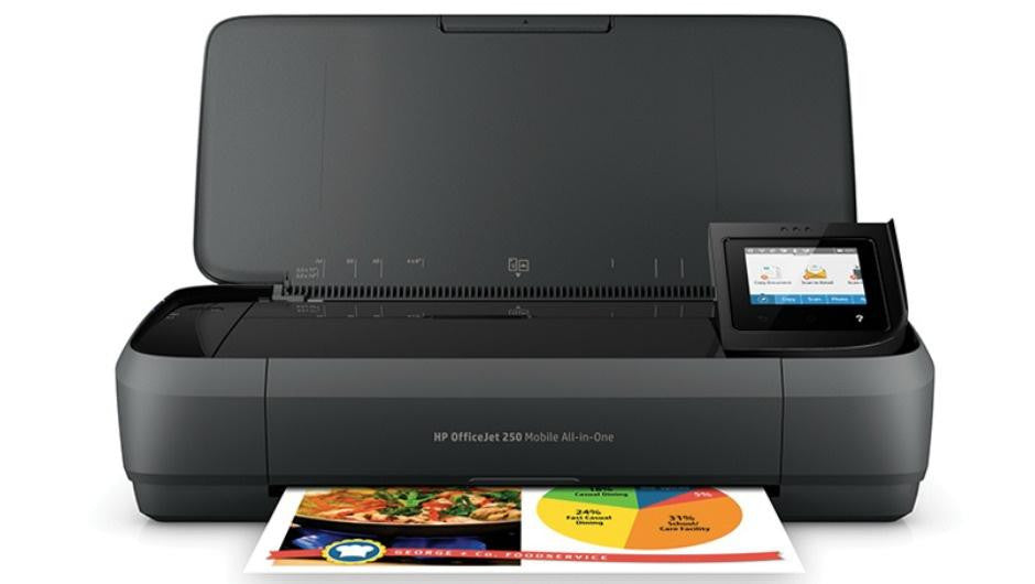 HP OfficeJet Mobile 250 Wireless All-in-One Color Printer, Copier, Scanner CZ992A#BHC
