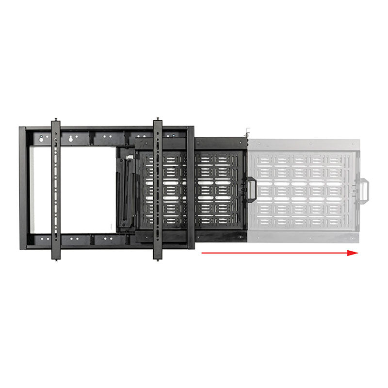 B-Tech Flat Screen Wall Mount with Slide-Out AV Storage Tray (VESA 600 x 400) BT7883/B