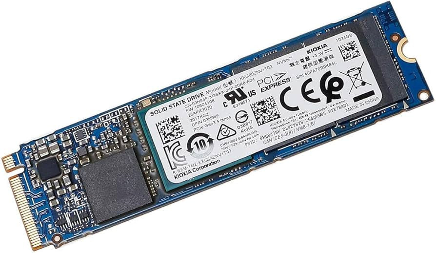 KIOXIA 1TB SSD XG6 M.2 2280 KXG60ZNVT02