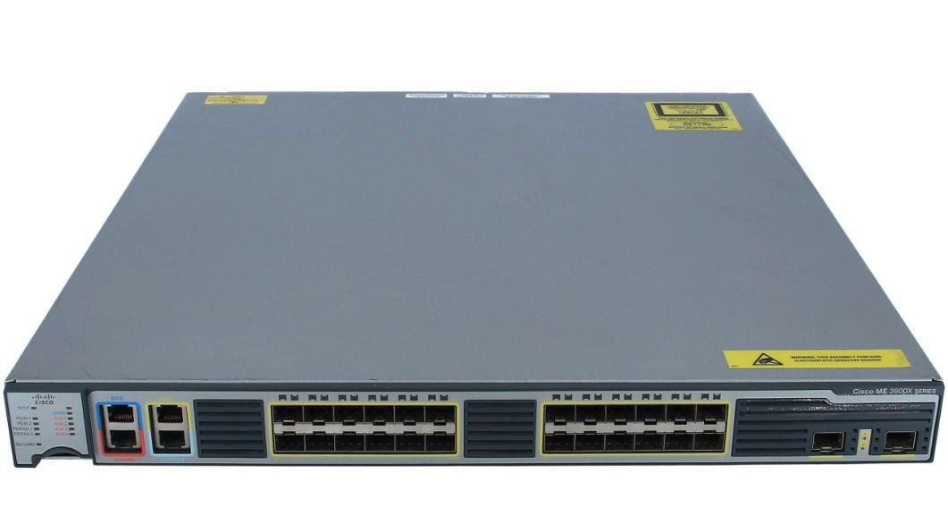CISCO Ethernet - toegangsschakelaar 24 ge SFP + 2 10GE SFP+ 2X PSU ME - 3600X - 24FS - M - Compridis