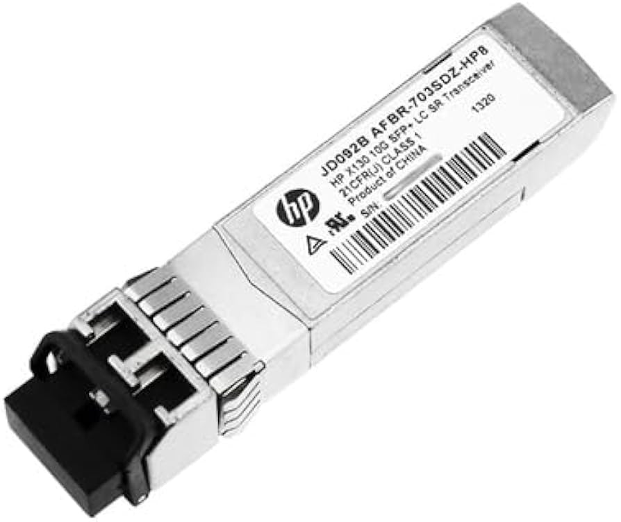 HPE Aruba Networking Networking X130 10G SFP+ LC SR Transceiver netwerk transceiver module Vezel - optiek 10000 Mbit/s SFP+ JD092B - Compridis