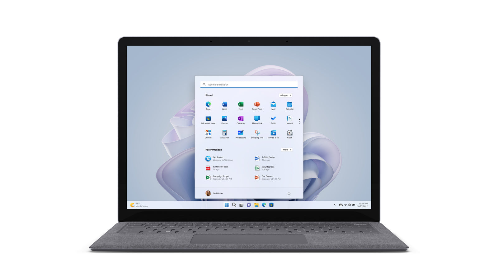 MICROSOFT, Surface Laptop 5, 13.5 inch, Intel Core i5-1245U, 16 GB LPDDR5X, 256 GB SSD, QWERTY US, R7B-00009
