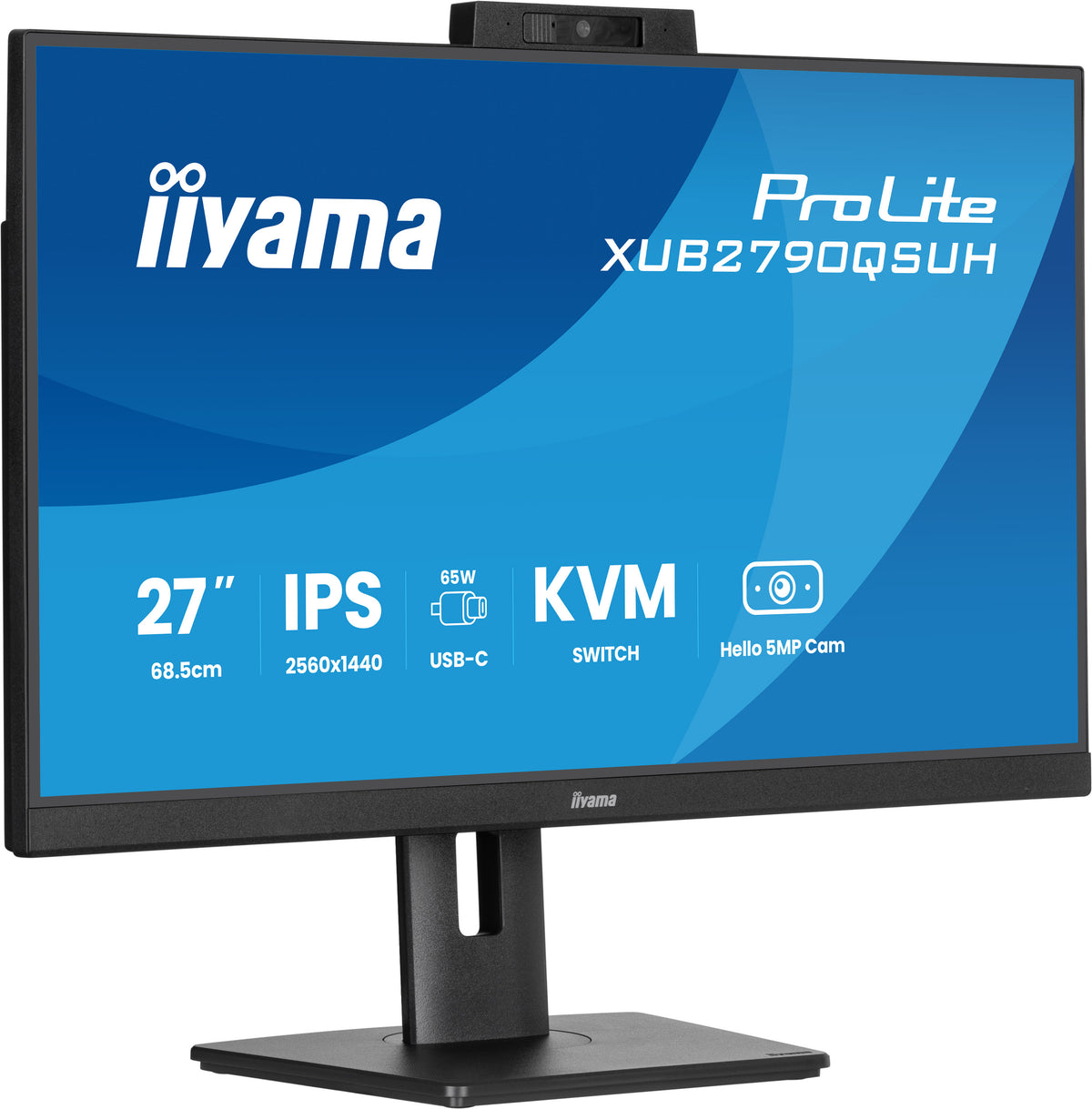 IIYAMA ProLite XUB2790QSUH-B2 27″ IPS QHD 100 Hz USB-C Black