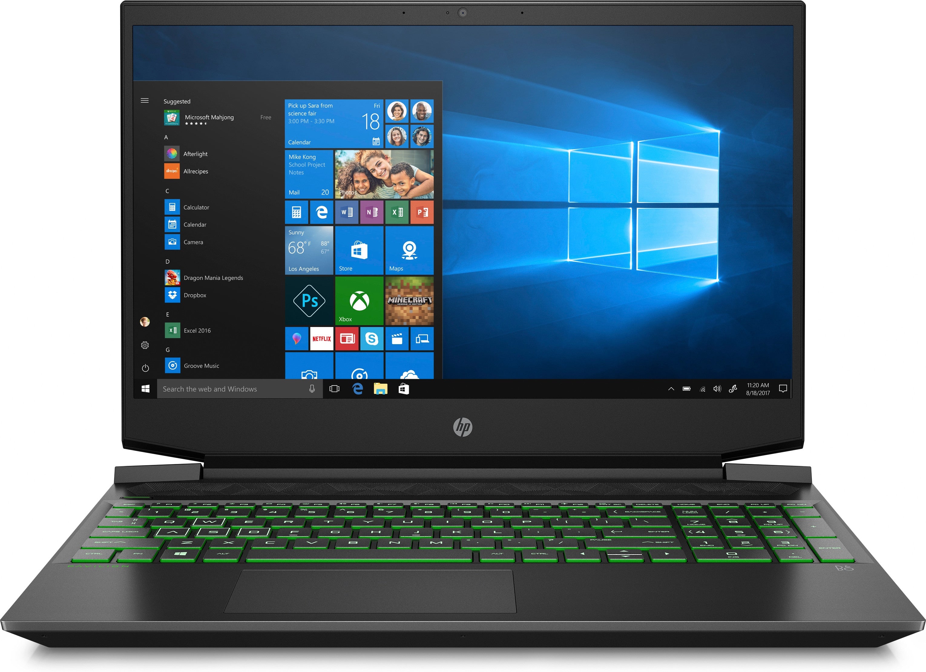 HP Pavilion Gaming 15-ec2265ng 482K9EA#ABD