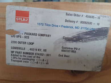 HP Centrifugaal brons 193050 189688 Scot pomp + motor 36G687S040G1 874332 - 001 - Compridis