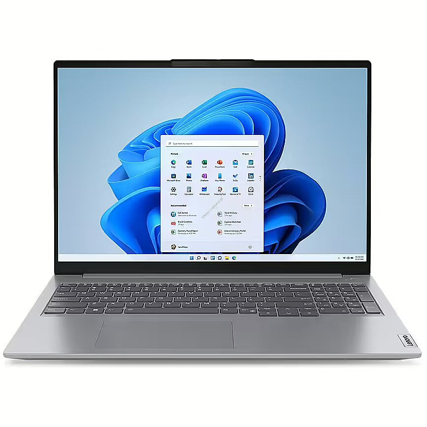 Lenovo ThinkBook 16 G6 ABP AMD Ryzen™ 7 7730U Laptop 40.6 cm (16") WUXGA 16 GB DDR4-SDRAM 512 GB SSD Wi-Fi 6 (802.11ax) Windows 11 Pro French Grey 21KK002LFR