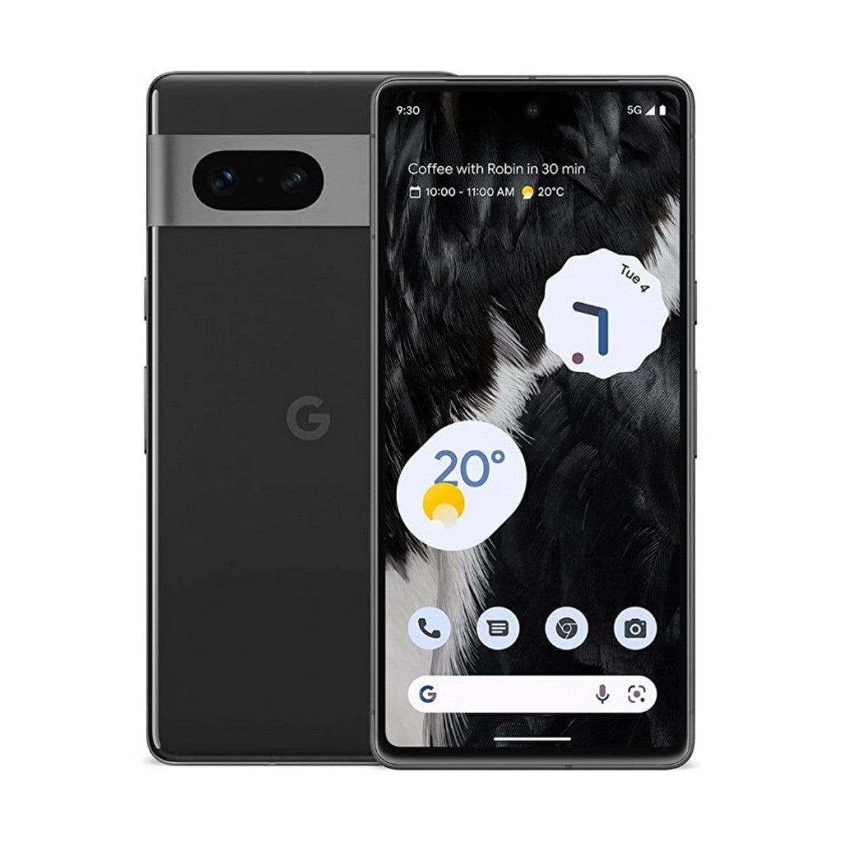 Google Pixel 7a 15.5 cm (6.1") Dual SIM Android 13 5G USB Type-C 8 GB 128 GB 4385 mAh Black GA03694-GB