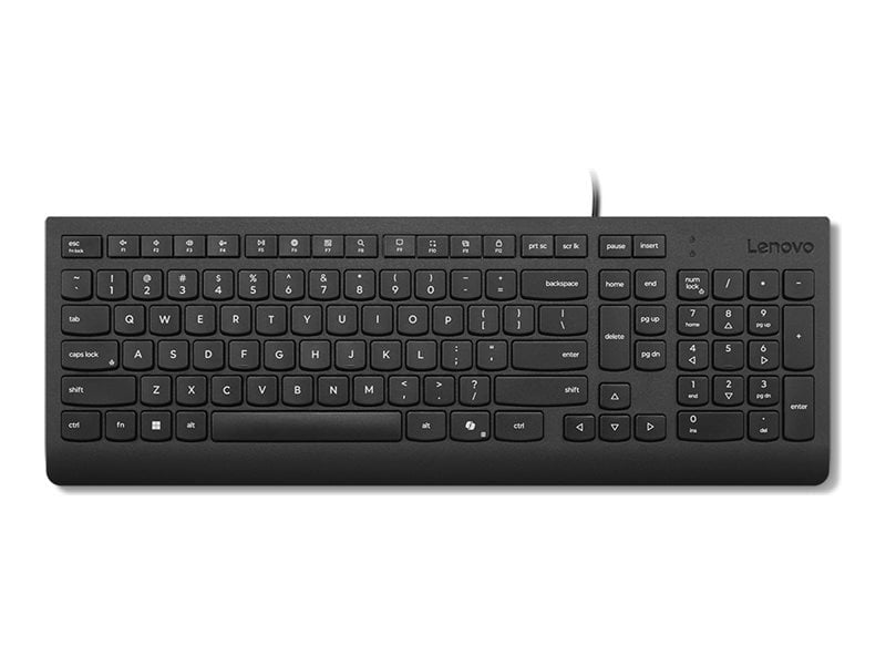 Lenovo 4Y41R64633 keyboard Home/Office USB US English Black 4Y41R64633