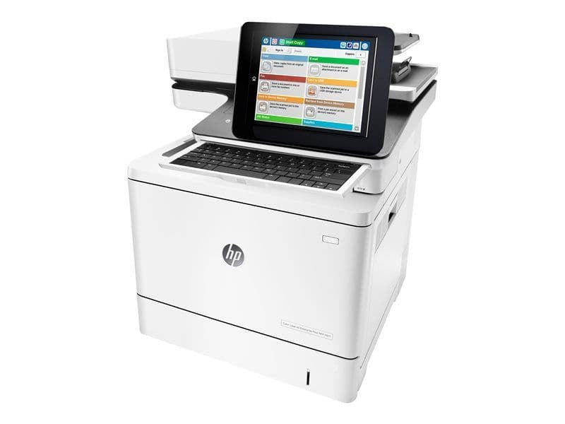 HP Color LaserJet Enterprise Flow MFP M577c, Color, Printer for Business, Print, copy, scan, fax, 100-sheet ADF; Front-facing USB printing; Scan to email/PDF; Two-sided printing B5L54A#B19