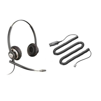 Poly HW720 Headset Bedraad Hoofdband Kantoor/callcenter Zwart - Compridis