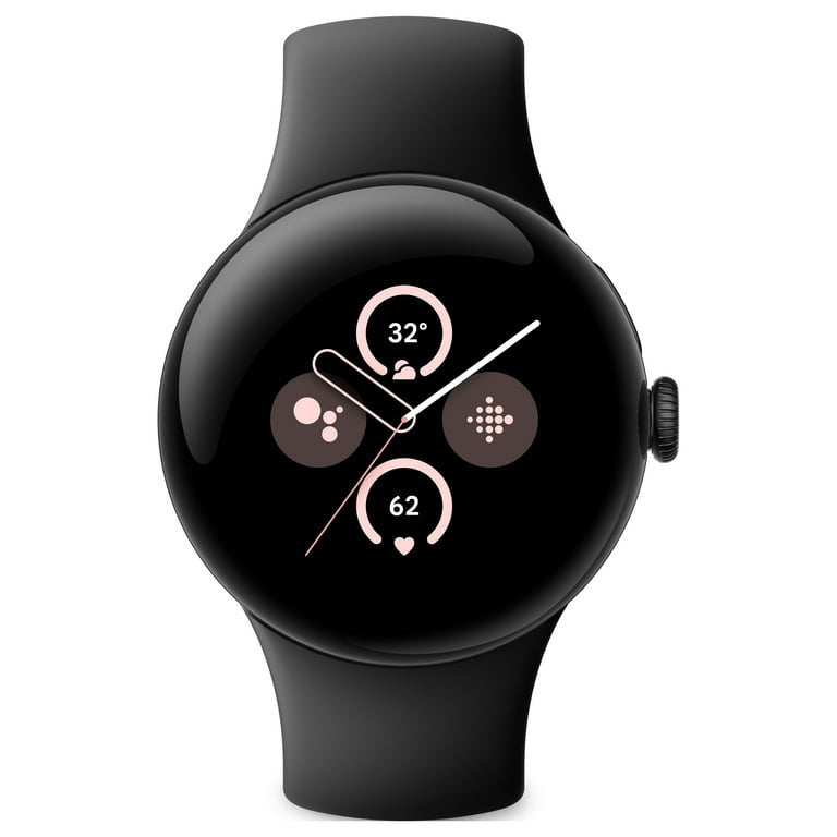 Google Pixel Watch 3 AMOLED 45 mm Digital Touchscreen Black Wi-Fi GPS (satellite) GA05785-DE
