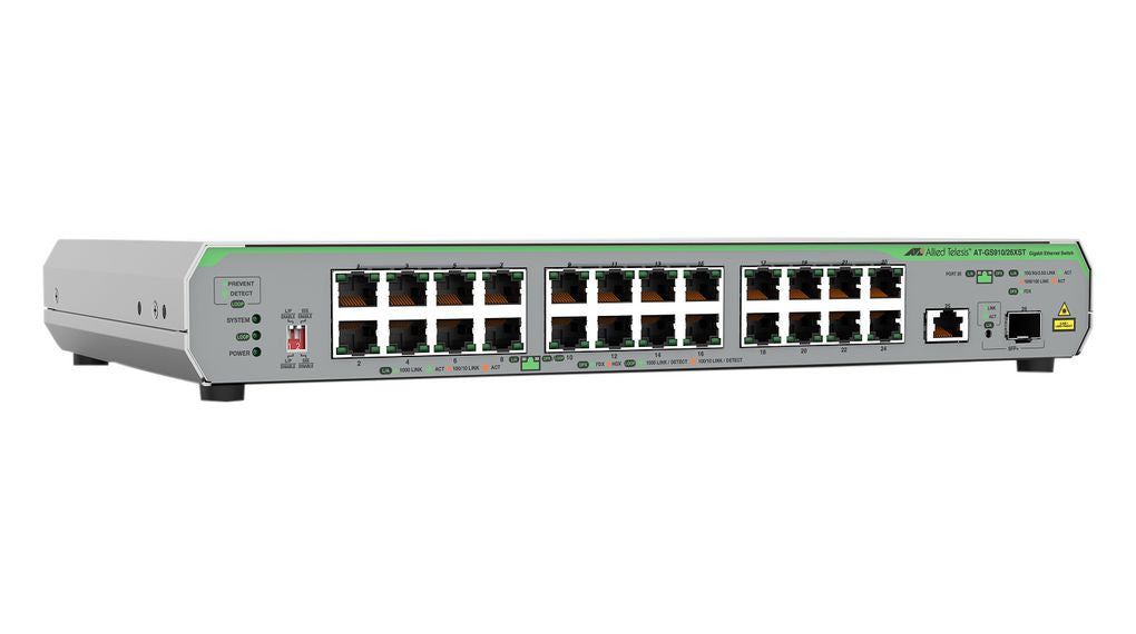 Allied Telesis AT-GS910/26XST-50 network switch Unmanaged 10G Ethernet (100/1000/10000) Grey AT-GS910/26XST-50
