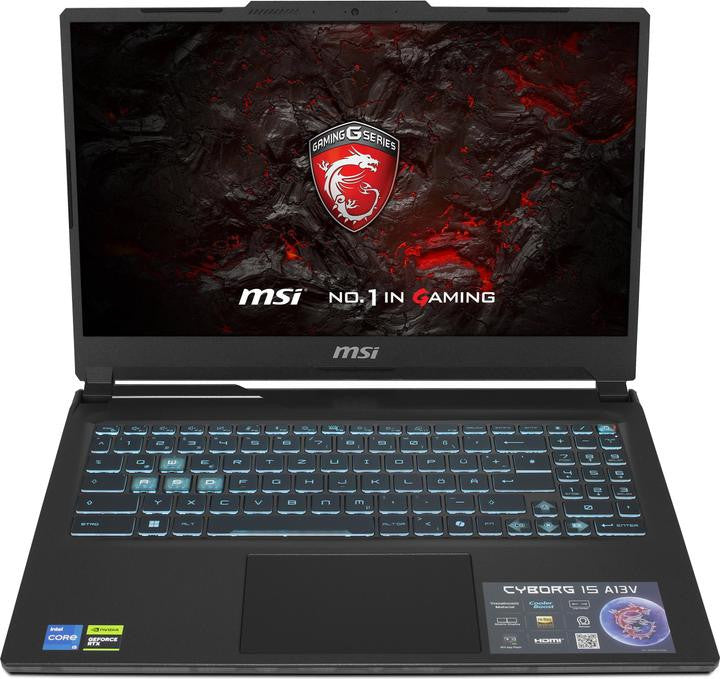MSI Cyborg 15 A13VE I5-13420H 16GB 512GB RTX4050 Black 15.6" 0015K1-1007