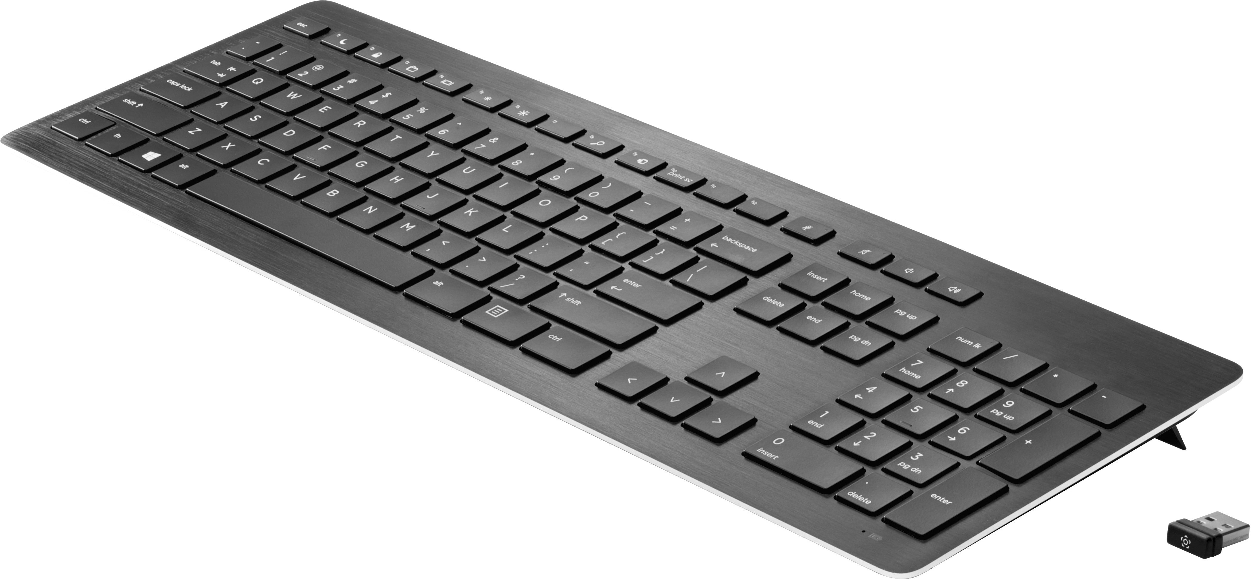 HP Wireless RF Home Keyboard Spanish Black 917665-071