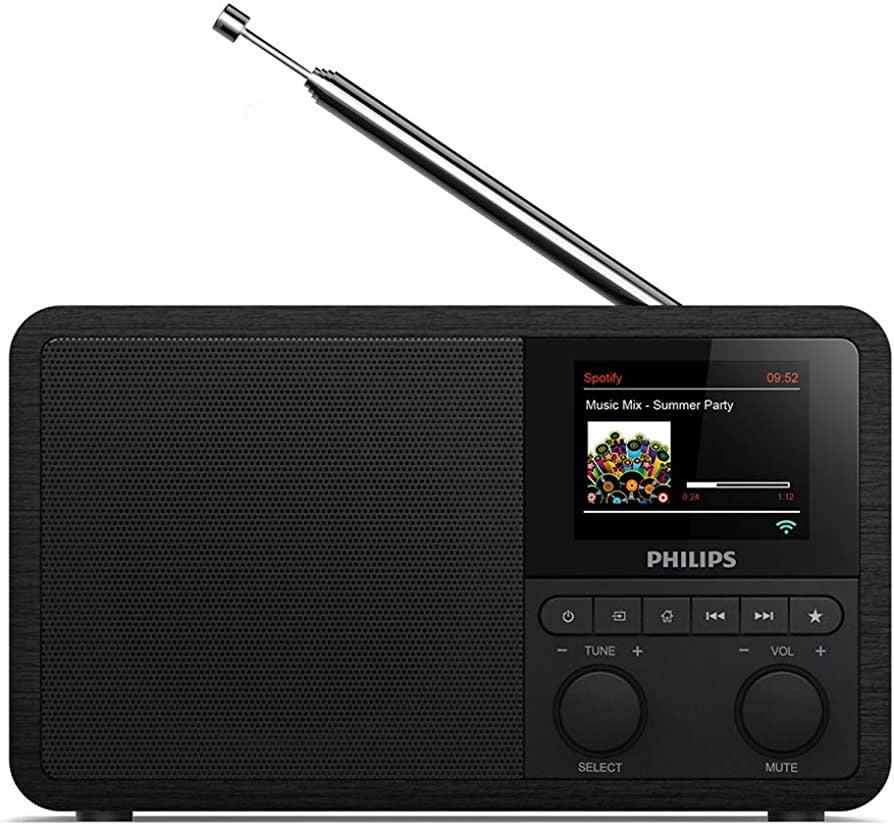PHILIPS Internet Radio with dab+ black TAPR802/12