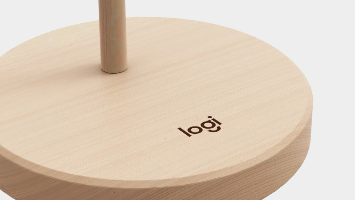 Logitech 989-001150 headphones/headset Headset stand Wood 989-001150