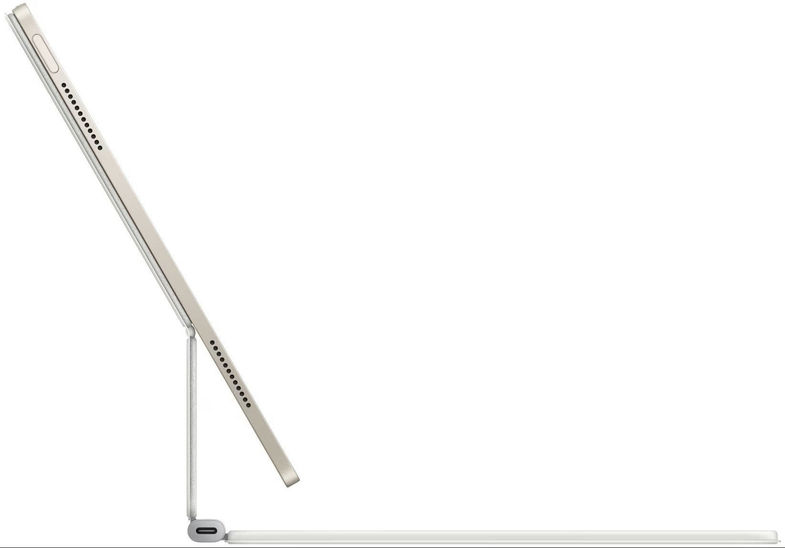 APPLE Magic Keyboard voor 13‑INCH iPad Air (M3) Engels (M3 VK) Wit MDFW4B/A - Compridis