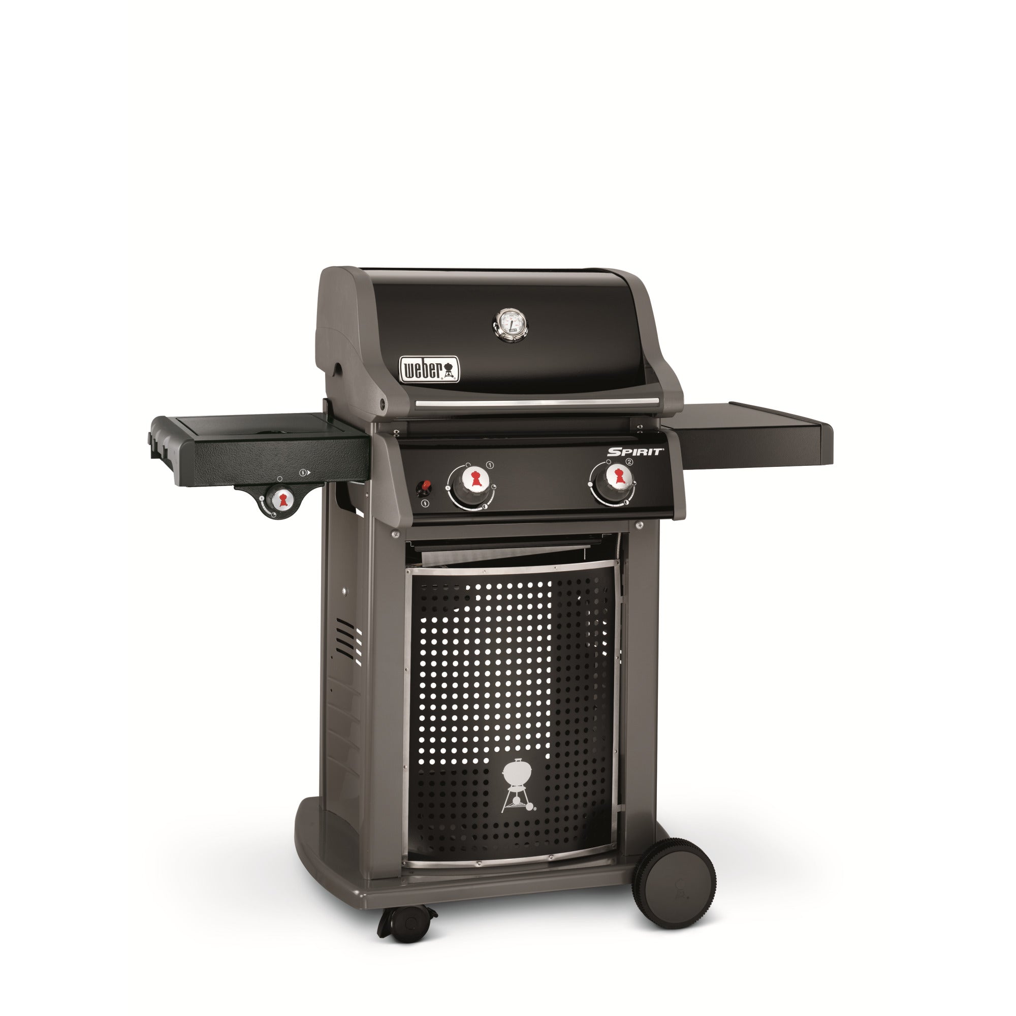 Weber gas barbecue met zijplaten en op wielen