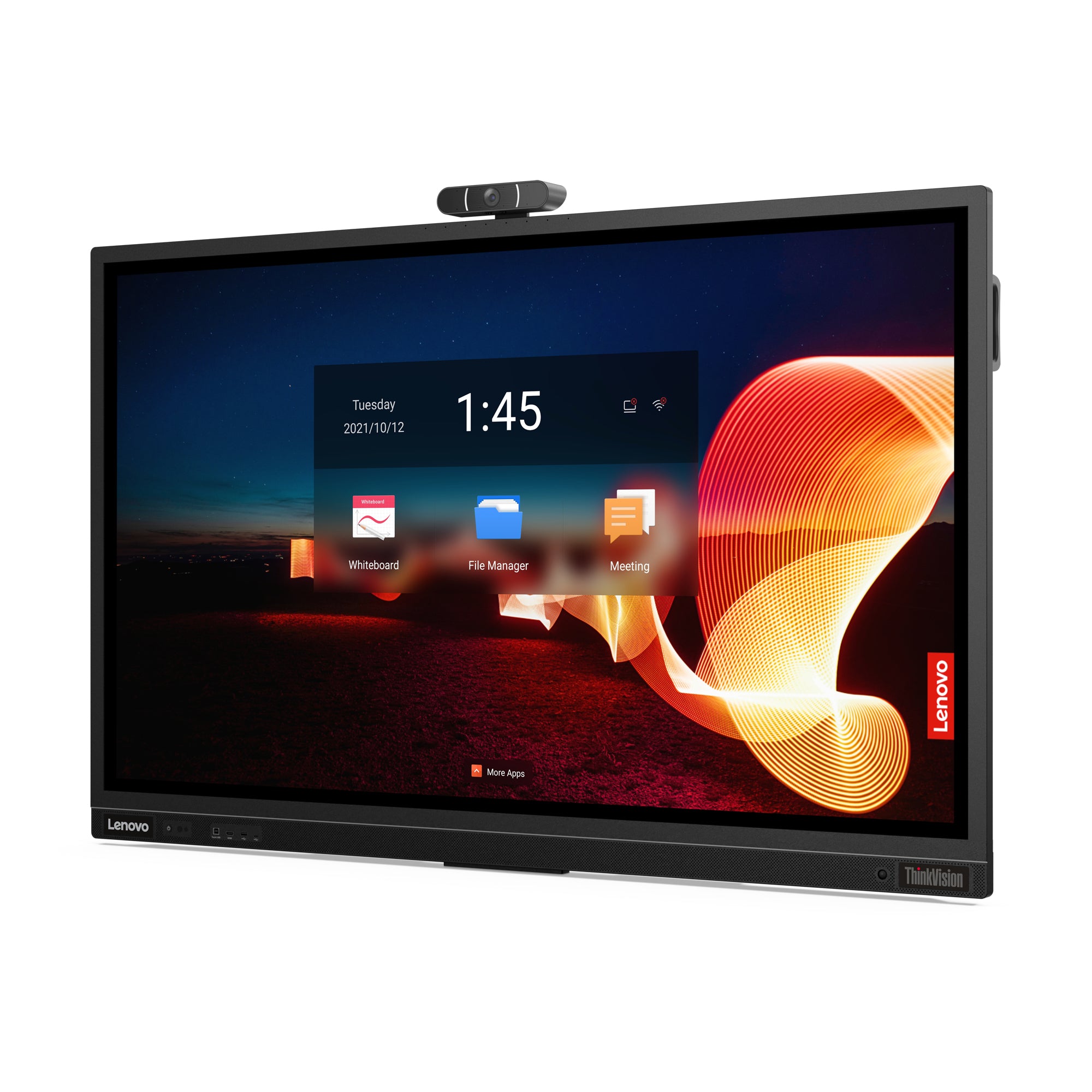 Lenovo ThinkVision T65 computer monitor 165.1 cm (65") 3840 x 2160 pixels 4K Ultra HD LED Touchscreen Black 62F2WA1CEK
