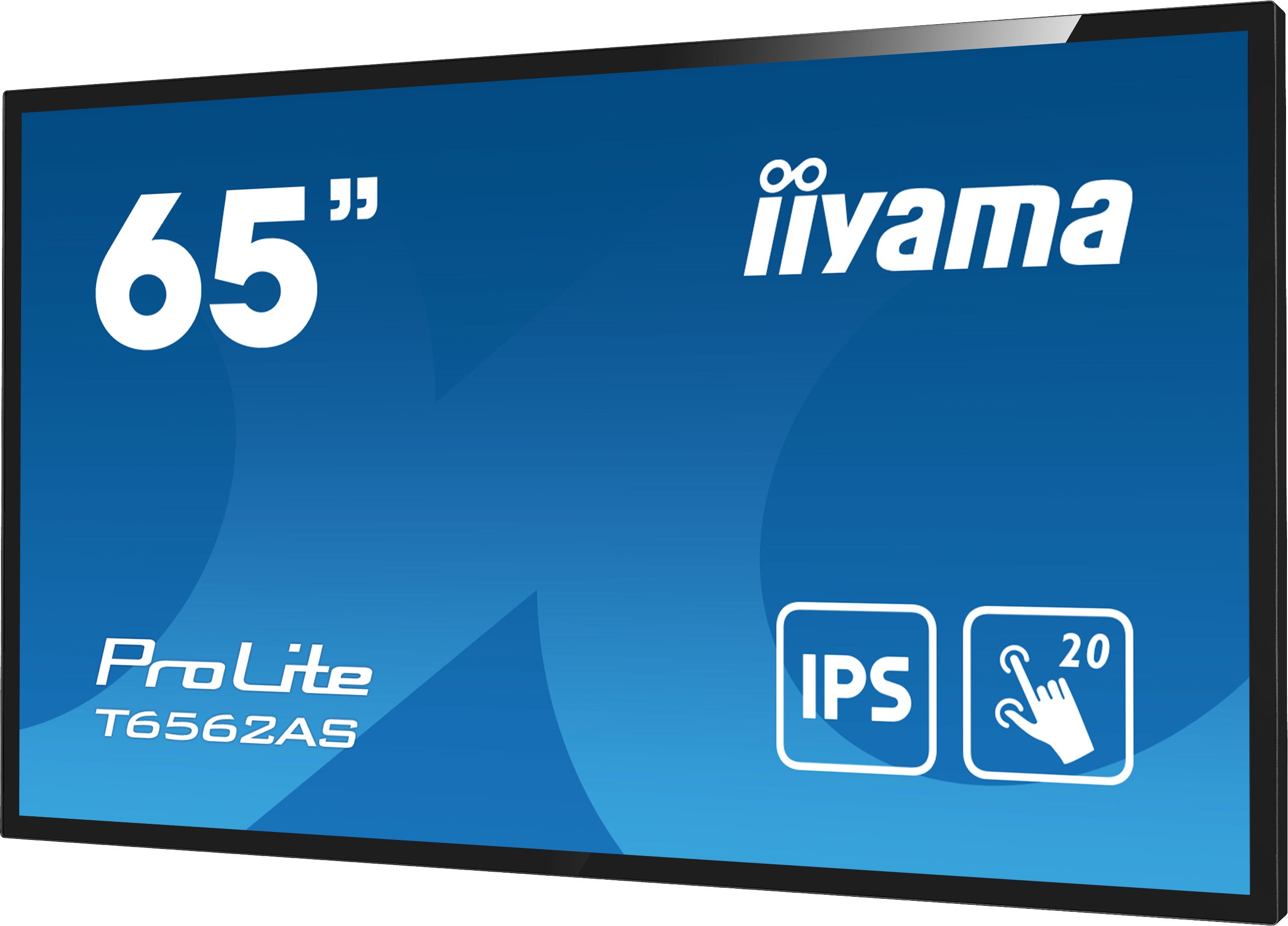 iiyama T6562AS-B1 Signage Display Interactive flat panel 163.8 cm (64.5") IPS 500 cd/m² 4K Ultra HD Black Touchscreen Built-in processor Android 8.0 24/7 T6562AS-B1