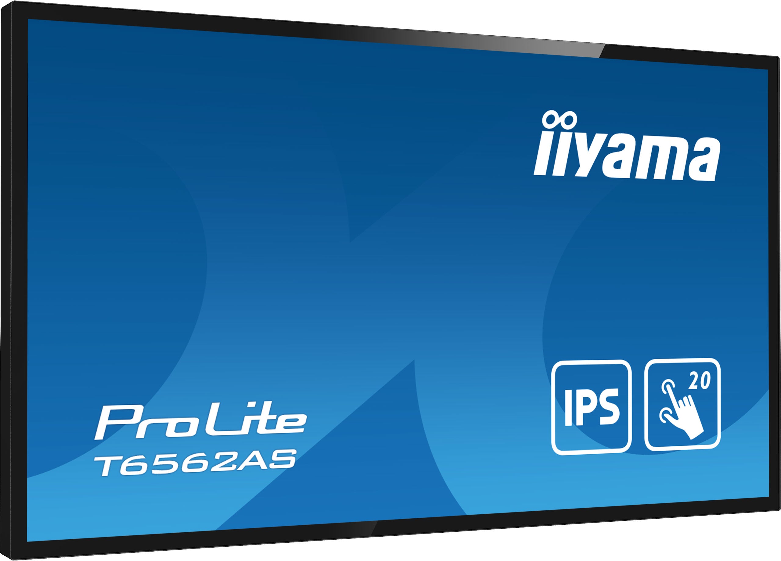 iiyama T6562AS-B1 Signage Display Interactive flat panel 163.8 cm (64.5") IPS 500 cd/m² 4K Ultra HD Black Touchscreen Built-in processor Android 8.0 24/7 T6562AS-B1