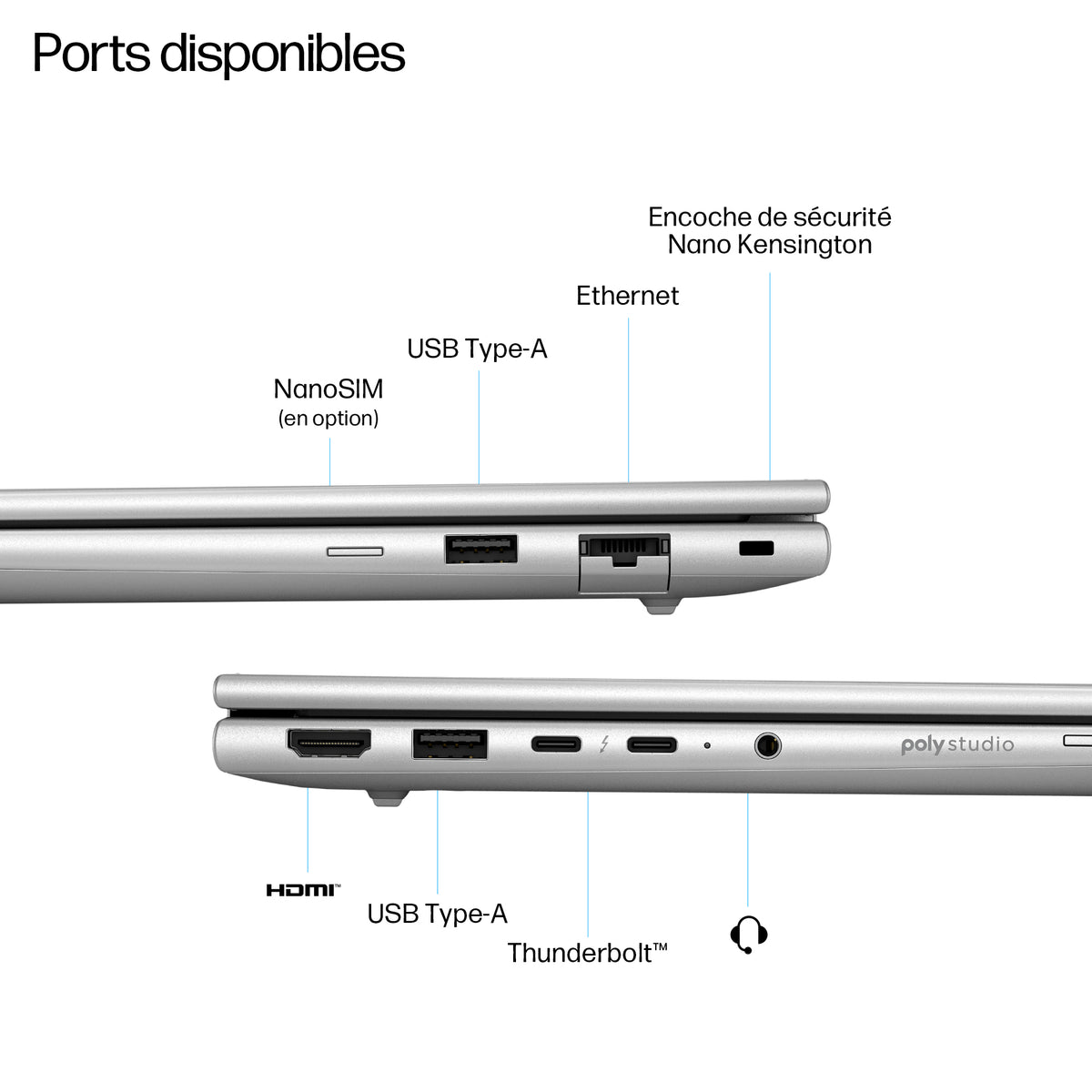 HP EliteBook 6 G1i Ultra 7 255U 13.3″ 16 GB 512 GB AZERTY FR