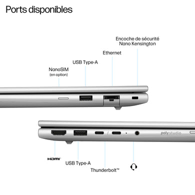 HP EliteBook 6 G1i Ultra 7 255U 13.3″ 16 GB 512 GB AZERTY FR