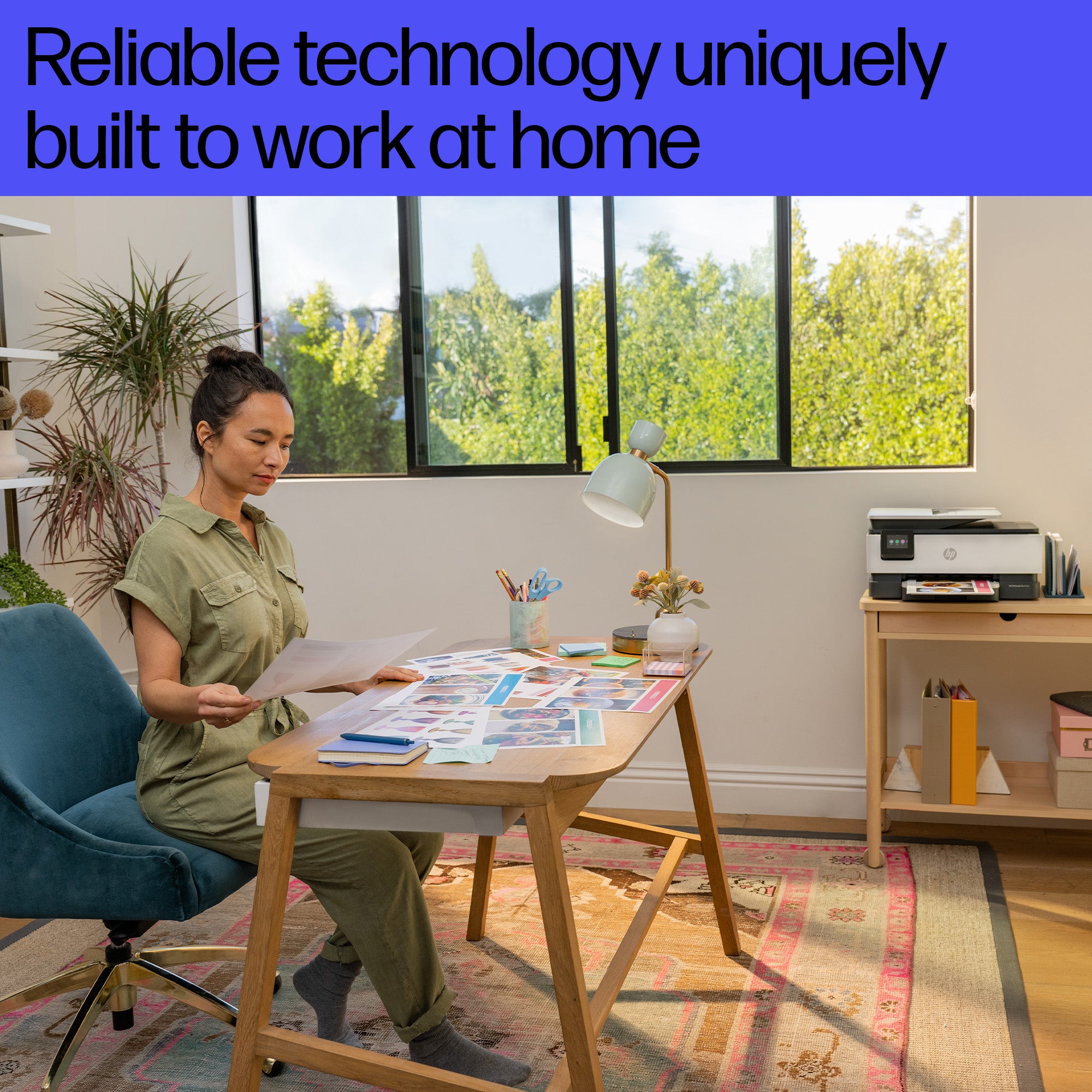 HP OfficeJet Pro 8124e Wireless All-in-One Color Printer, Instant Ink; Two-sided printing 405U7B#687