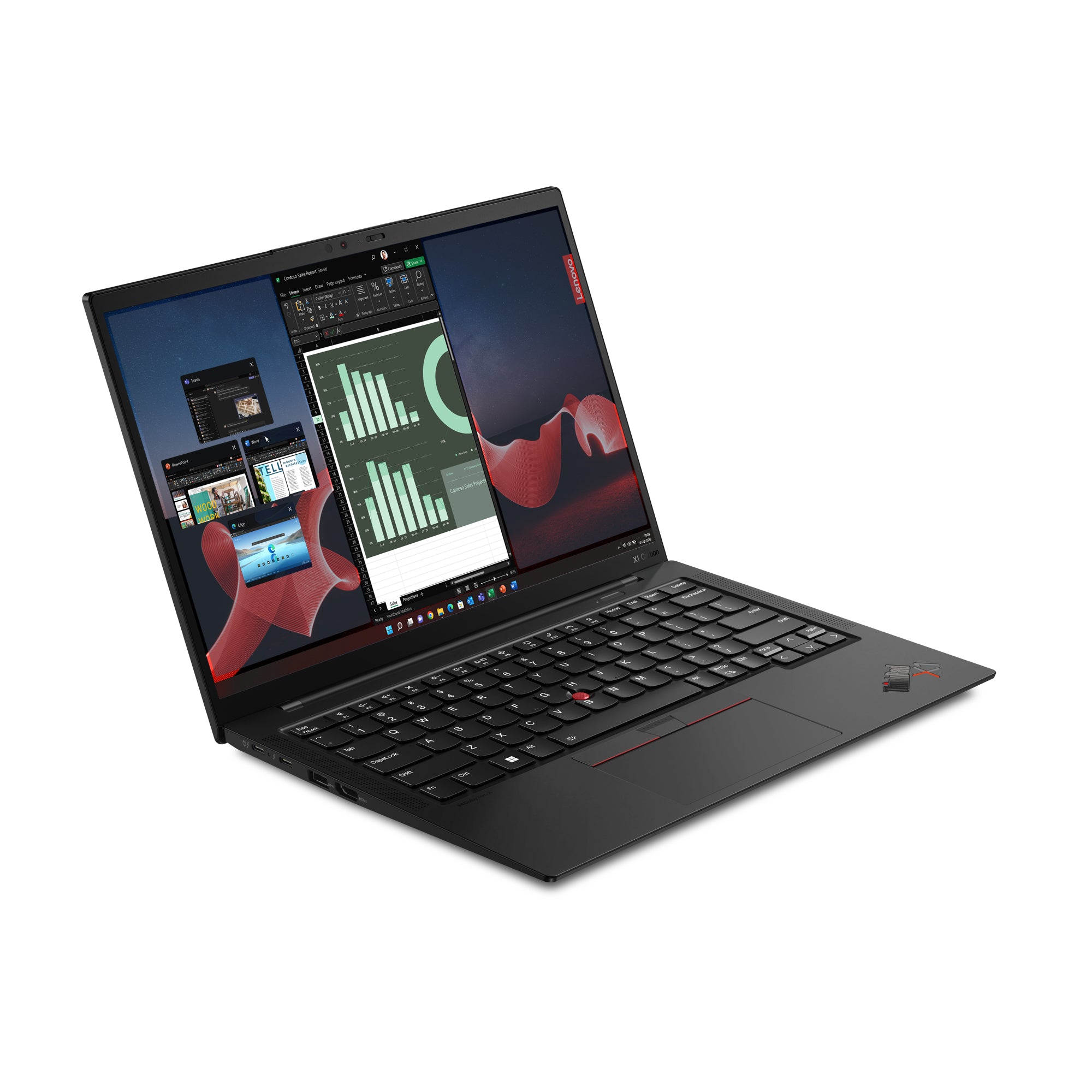 Lenovo ThinkPad X1 Carbon Gen 11 Intel® Core™ i5 i5-1335U Laptop 35.6 cm (14") WUXGA 16 GB LPDDR5-SDRAM 512 GB SSD Wi-Fi 6E (802.11ax) Windows 11 Pro English Black 21HM004HMH