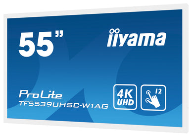 IIYAMA ProLite TF5539UHSC-W1AG 55" PCAP 4K Open-Frame Touch Display White