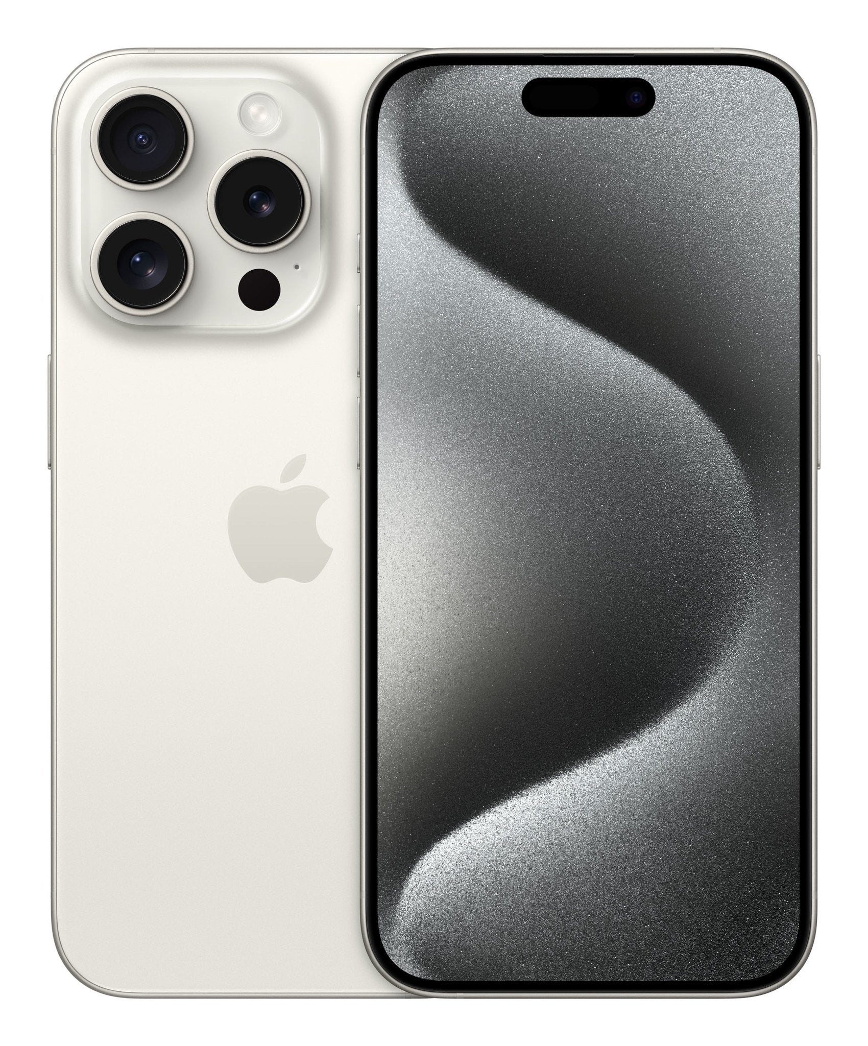Apple iPhone 15 Pro 15,5 cm (6.1") Dual SIM iOS 17 5G USB Type - C 1 TB Titanium, Wit MTVD3QL/A - Compridis