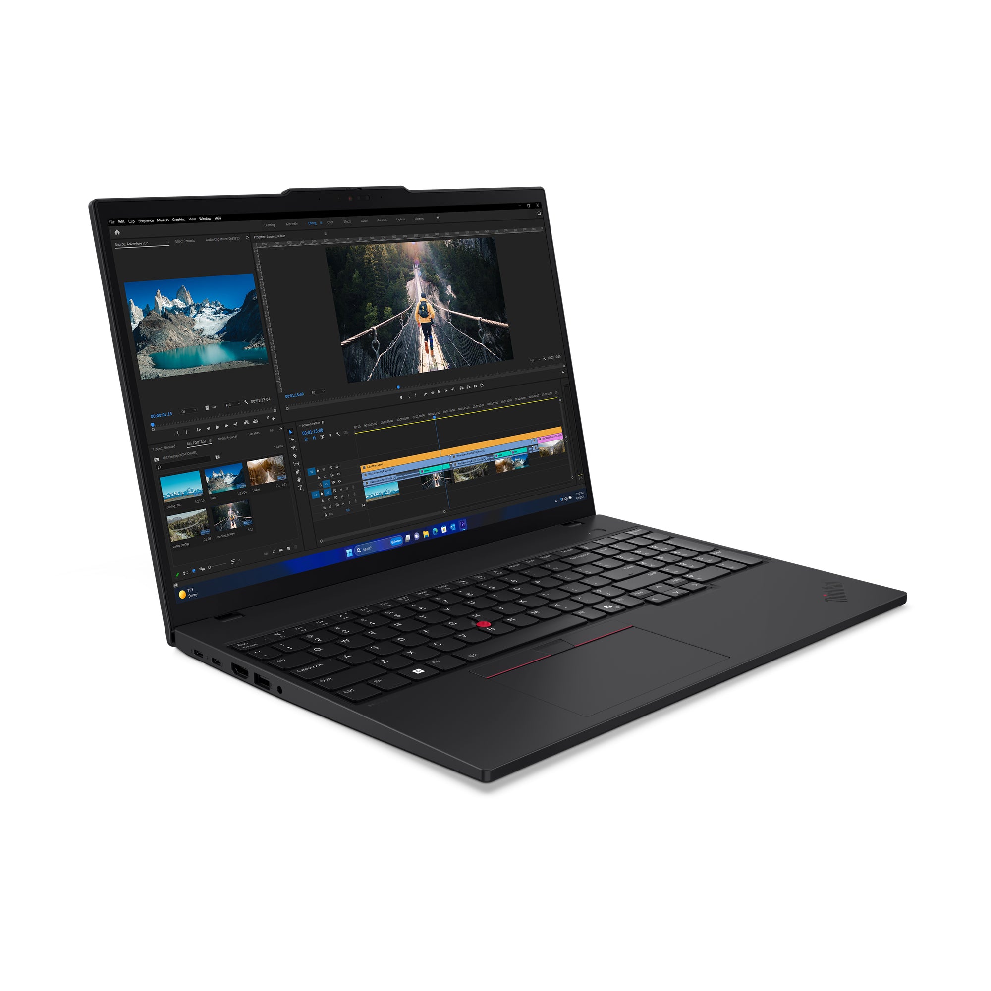 Lenovo ThinkPad T16 Gen 3 Intel Core Ultra 5 125U Laptop 40.6 cm (16") WUXGA 16 GB DDR5-SDRAM 512 GB SSD Wi-Fi 6E (802.11ax) Windows 11 Pro English Black 21MN008CMH