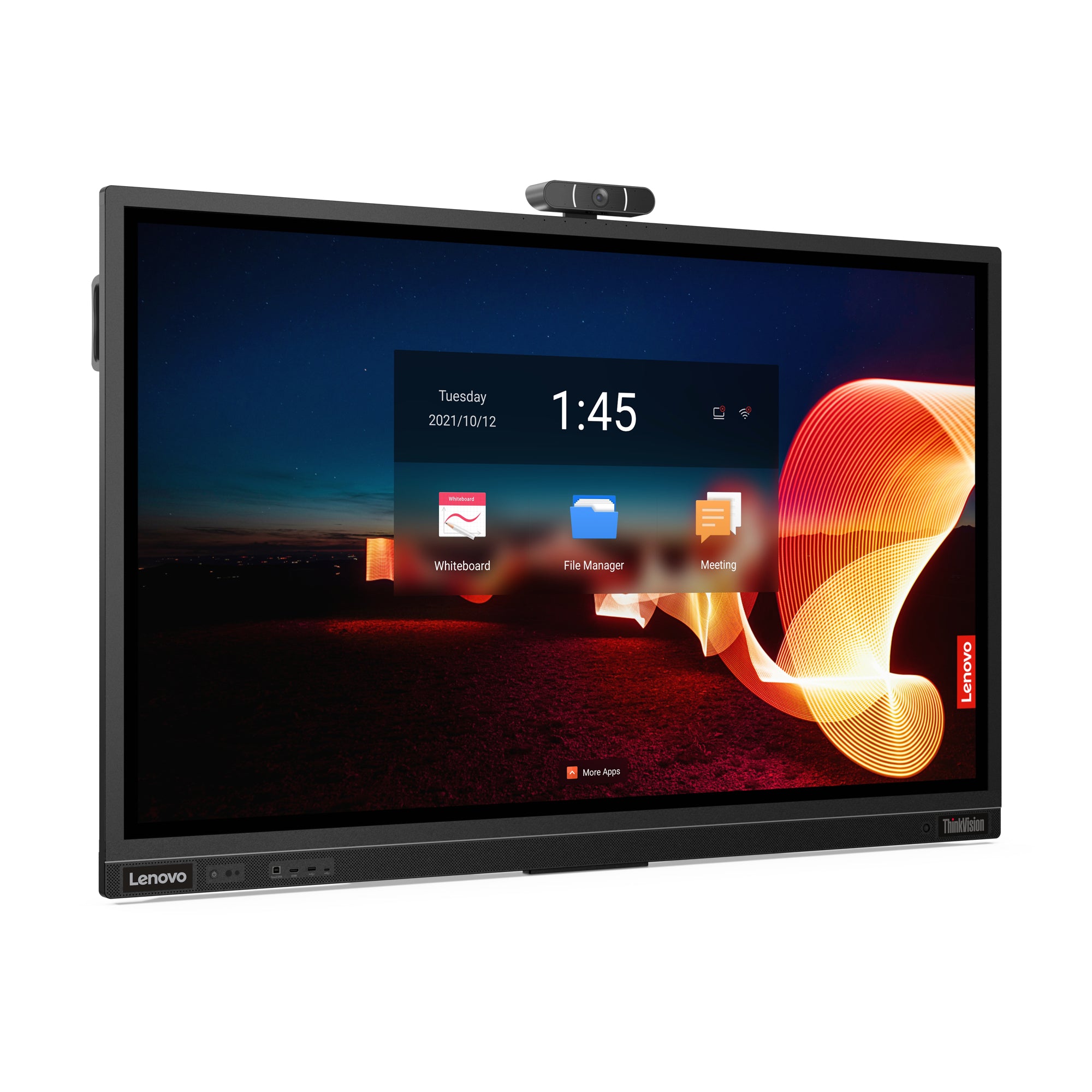 Lenovo ThinkVision T65 computer monitor 165.1 cm (65") 3840 x 2160 pixels 4K Ultra HD LED Touchscreen Black 62F2WA1CEK
