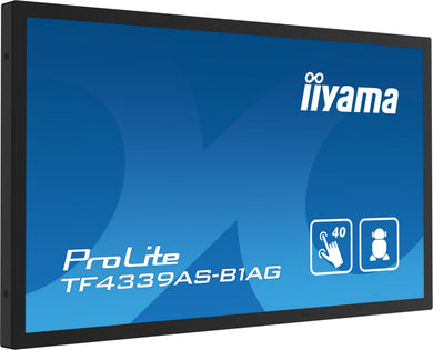 IIYAMA ProLite TF4339AS-B1AG 43″ Bonded PCAP 4K UHD Display Black