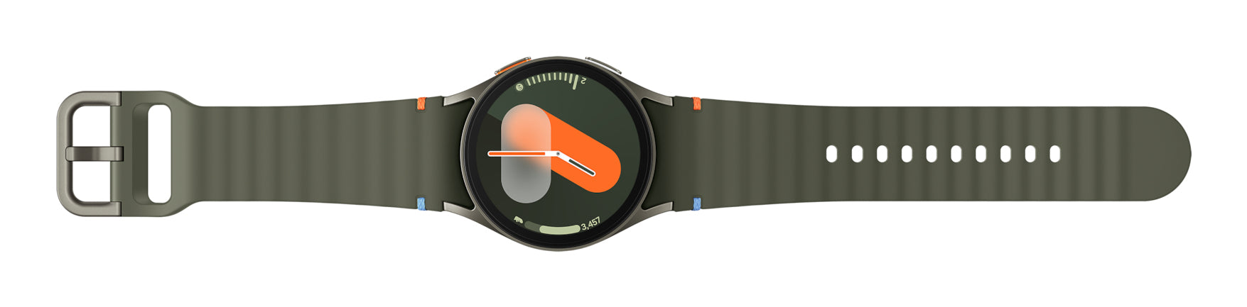 Samsung Galaxy Watch7 3.3 cm (1.3") AMOLED 40 mm Digital 432 x 432 pixels Touchscreen Green Wi-Fi GPS (satellite) SM-L300NZGADBT