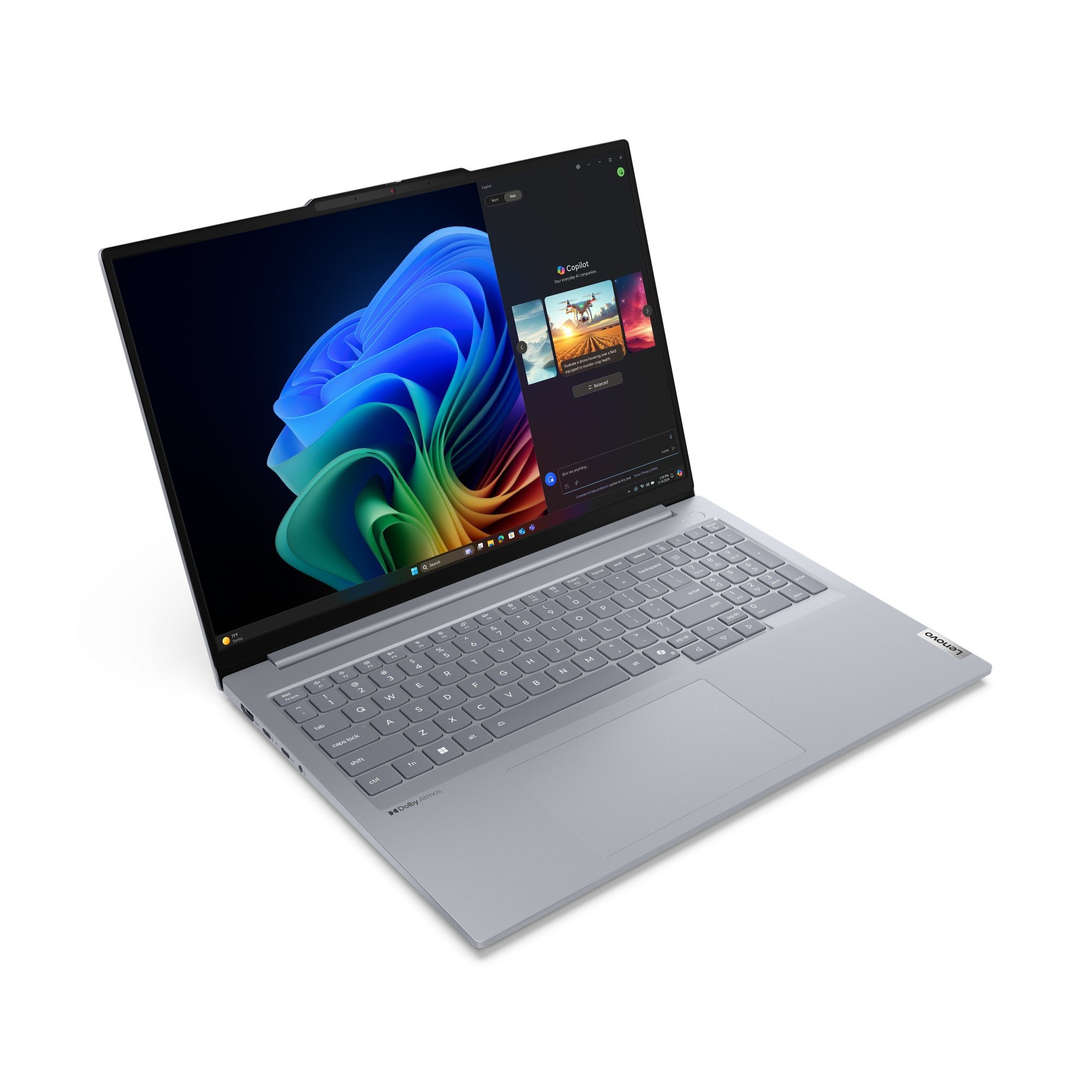 ThinkBook 16 G7 QOY - 16 inch - Snapdragon X Plus X1P-42-100 - 16GB RAM - 512GB SSD - Windows 11 Pro 21NH000BMH