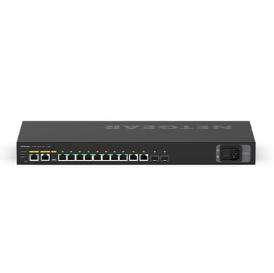NETGEAR M4250-10G2XF-PoE+ Managed L2/L3 Gigabit Ethernet (10/100/1000) Power over Ethernet (PoE) 1U Black GSM4212PX-100EUS