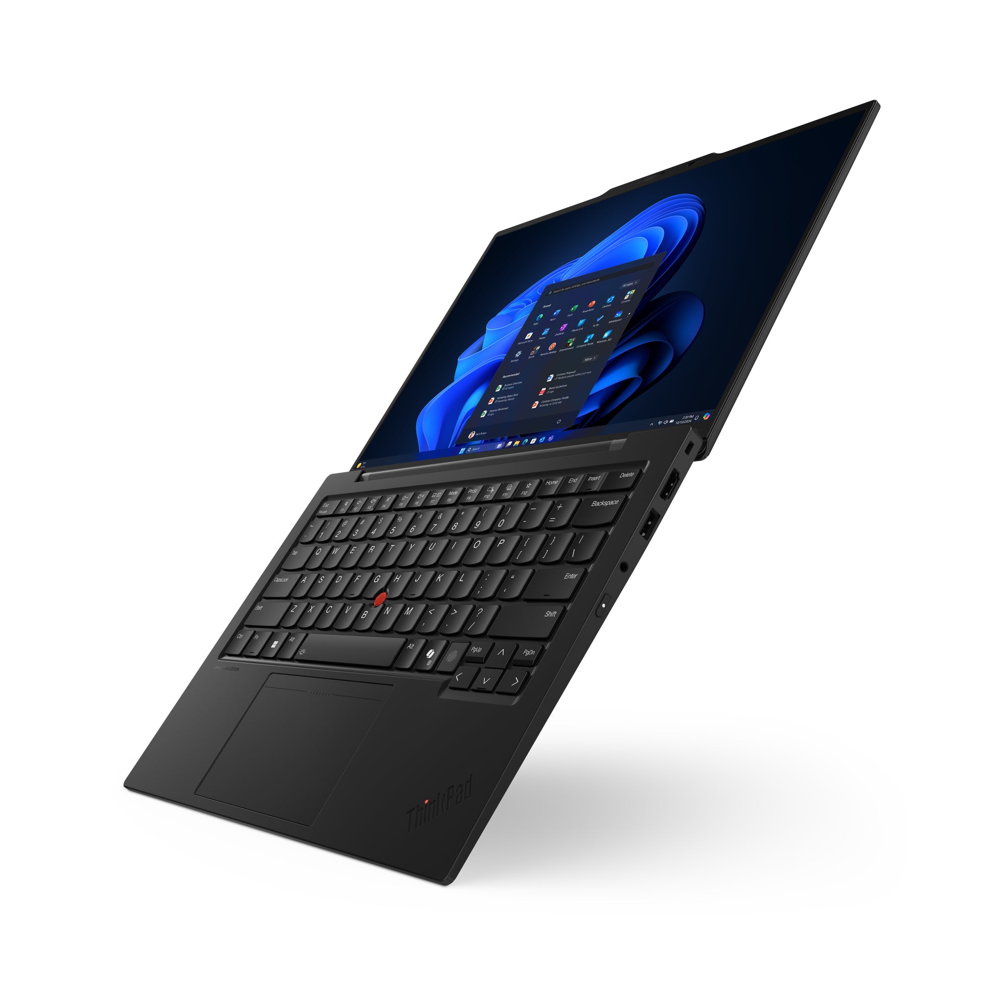 Lenovo ThinkPad X1 Carbon Gen 13 Aura Edition Copilot+ PC Intel Core Ultra 7 258V Laptop 35.6 cm (14") 2.8K 32 GB LPDDR5x-SDRAM 1 TB SSD Wi-Fi 7 (802.11be) Windows 11 Pro German Black 21NS004UGE